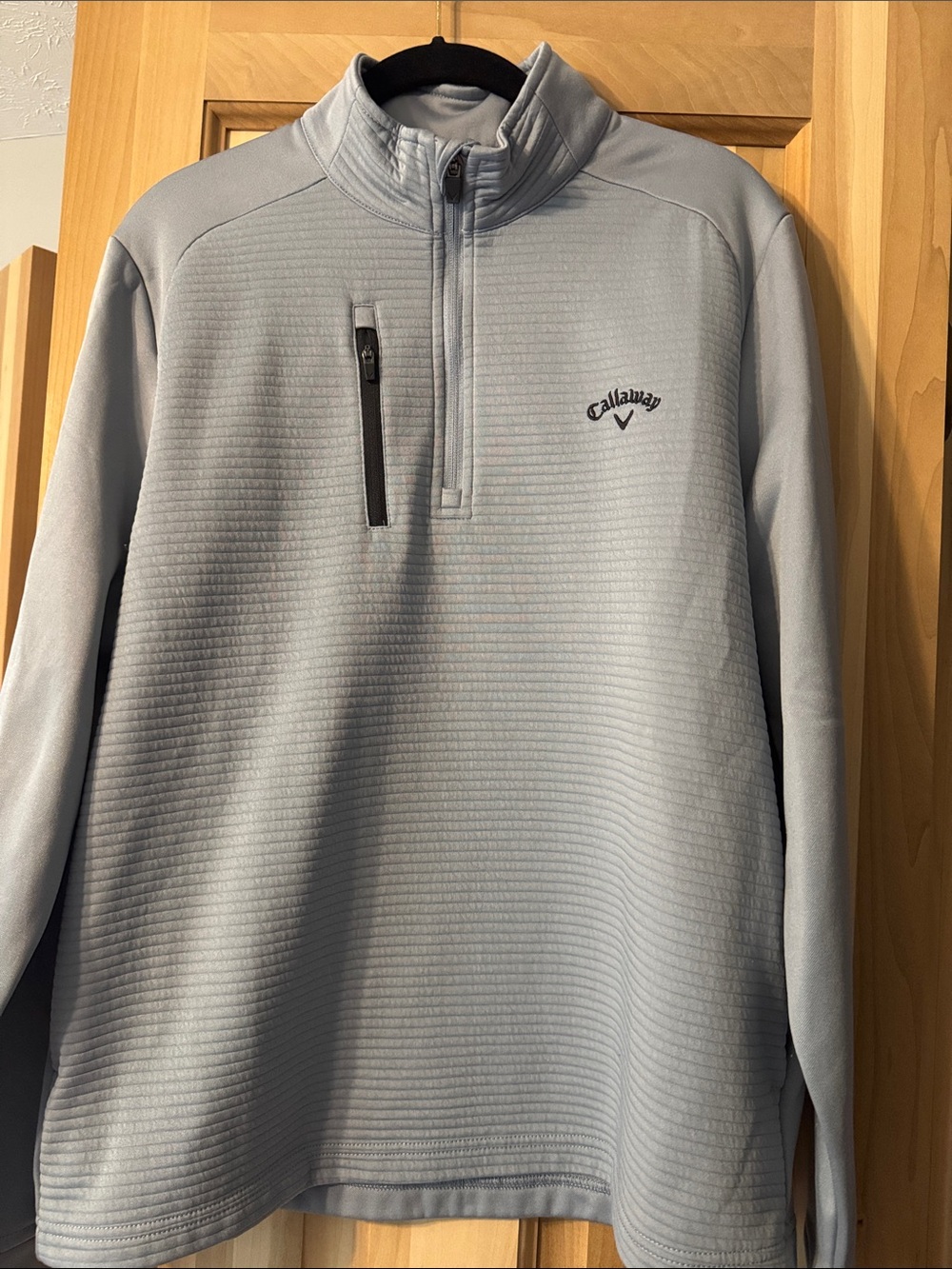 Callaway Light Gray Half-Zip Golf Pullover